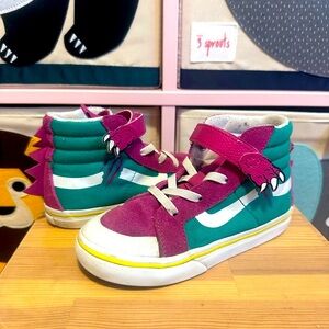 Vans Sk8-Hi Dinosaur High-Tops - Size 10T